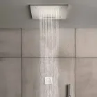 Stainless Steel Shower Head with Chromotherapy Made in Italy - Solver Viadurini