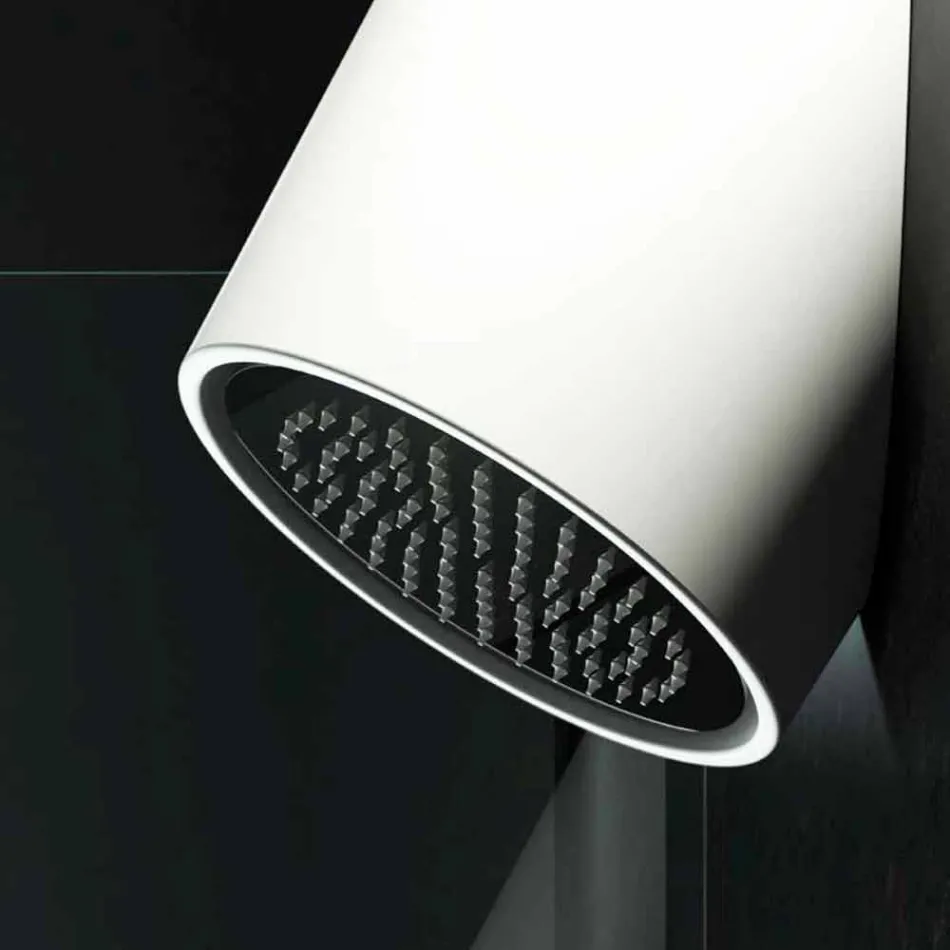 Modern wall shower head in Luxolid made in Italy, Rubano Viadurini