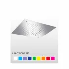 Square Single Jet Shower Head in Stainless Steel Made in Italy - Jet Viadurini