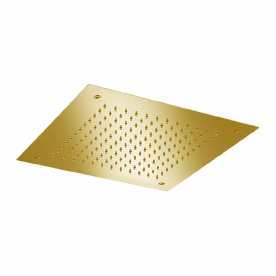 Square Single Jet Shower Head in Stainless Steel Made in Italy - Jet Viadurini