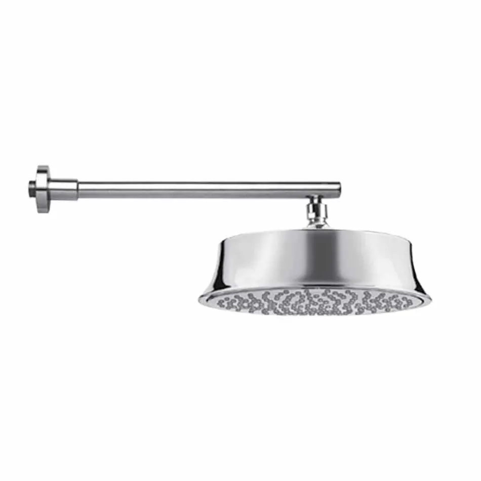 Round Wall Shower Head in Brass Classic Style Made in Italy - Betto Viadurini