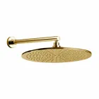 Round Shower Head in Stainless Steel and Brass Made in Italy - Aurelio Viadurini