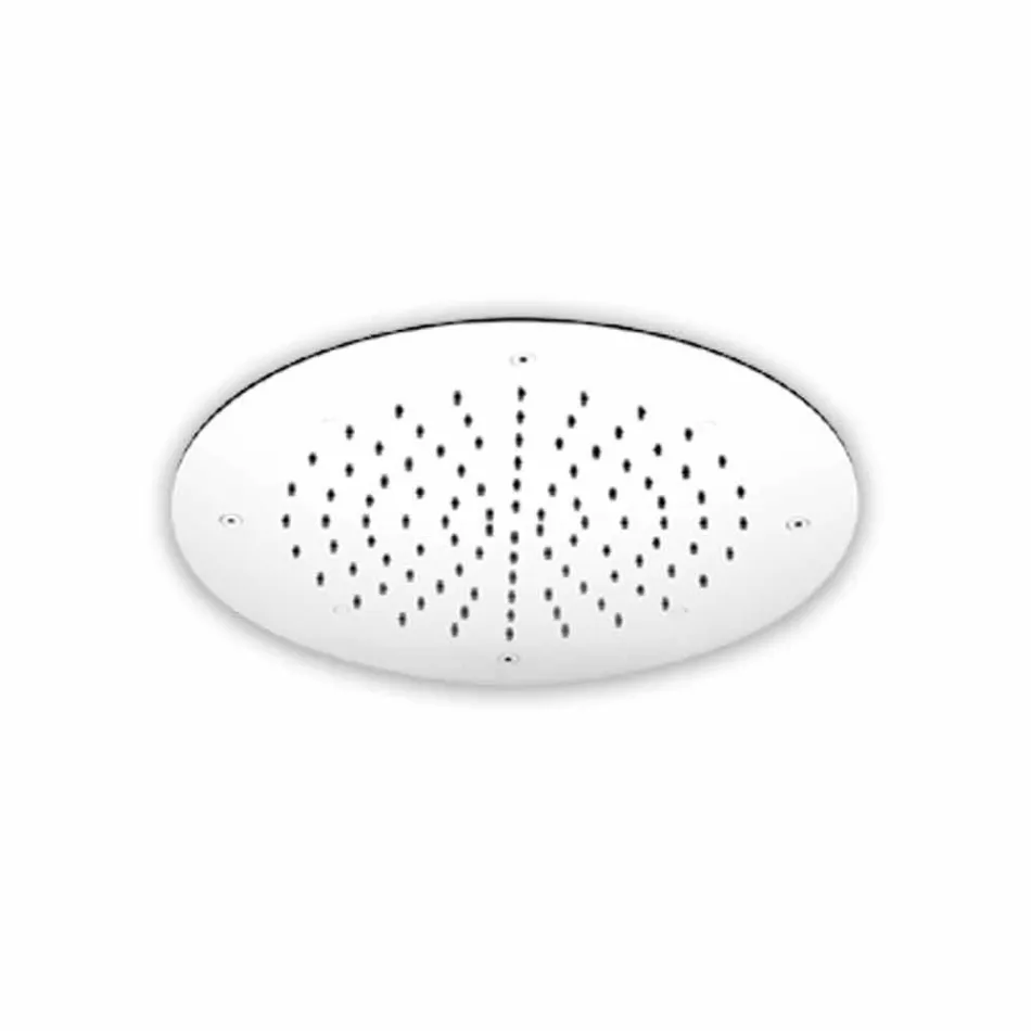 Round Single Jet Shower Head in Stainless Steel Made in Italy - Sulfur Viadurini