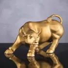 Handmade Ceramic Bull-Shaped Ornament Made in Italy - Bulino Viadurini