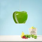 Suspension in Ceramics of Apple Shaped Design - Fruits Aldo Bernardi Viadurini