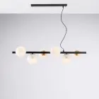 Lacquered Iron Pendant Lamp Made in Italy for Interior Decorating - Berlin Viadurini