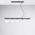 Lacquered Iron Pendant Lamp Made in Italy for Interior Decorating - Berlin Viadurini