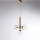 Made in Italy Iron Pendant Lamp for Interior Decorating - Como Viadurini