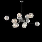 Made in Italy Iron Pendant Lamp for Interior Decorating - Delos Viadurini
