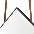 Wall-mounted / floor mirror in solid wood Grilli York made in Italy Viadurini