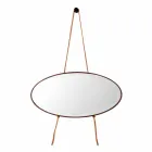 Wall-mounted mirror / floor-standing solid wood Grilli York made in Italy Viadurini