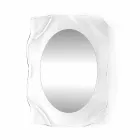 Diva modern design transparent wall mirror, made in Italy Viadurini