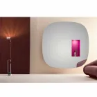 Wall Mirror with Led Light and Pink Compartment Minimal Design Lounge - Matrix Viadurini