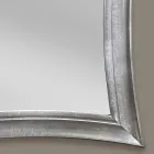 Hand made Sandro rectangular wooden wall mirror made in Italy Viadurini