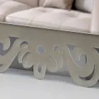 Modern Design Rectangular Wall Mirror in Tortora Plexiglass - Selly Viadurini