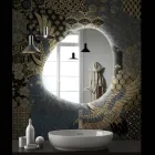 Mirror with Reversible LED Backlighting Made in Italy - Talk Viadurini