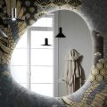 Mirror with Reversible LED Backlighting Made in Italy - Talk