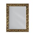 Mirror with Ground Mirror and Gold Leaf Frame Made in Italy - Tane