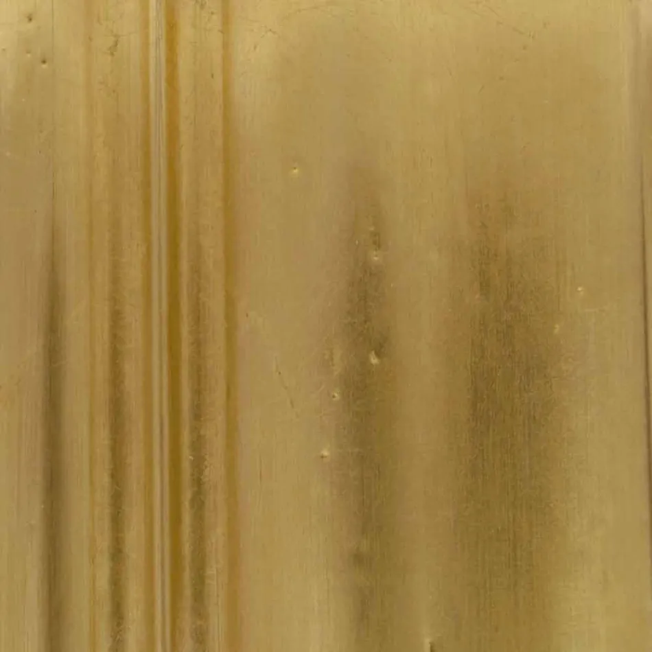 Silver oval wall mirror, handmade gold produced in Italy Giorgio Viadurini