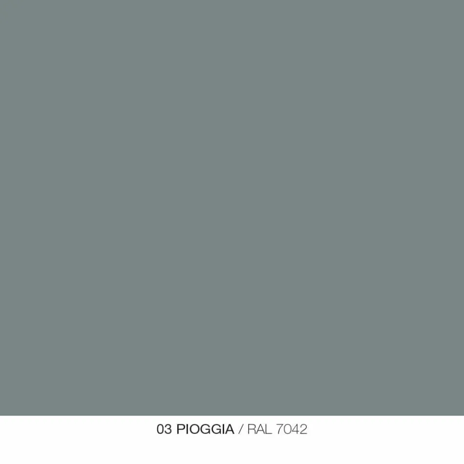 Wall Mirror with Metal Shelf in Various Colours Modern Design - Hera Viadurini