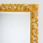 Classic design wall mirror with Paris gold leaf finish Viadurini