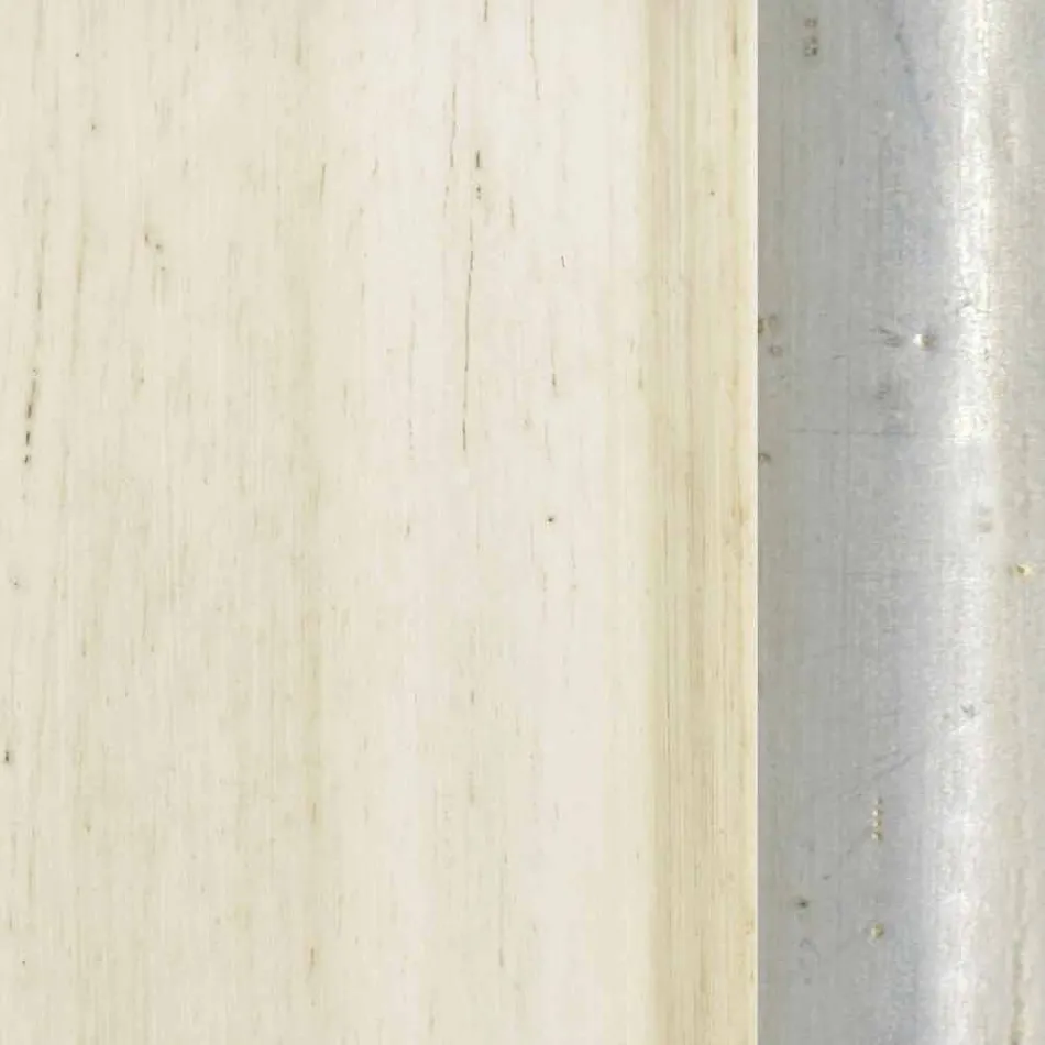 Modern wooden wall mirror made in Italy by Piera Viadurini