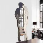 Wall mirror in MDF modern design Man & Woman Hand shaped Viadurini
