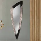 Modern wall mirror in silver leaf made in Italy Urbino Viadurini