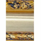 Modern wall mirror in fir wood made in Italy Armando Viadurini