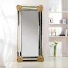 Design floor / wall mirror, Luti wooden frame, 96x196 cm Viadurini