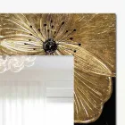 Mirror Petunia Gold Scomposta Small Pintdecor Viadurini