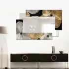 Mirror Petunia Gold Scomposta Small Pintdecor Viadurini