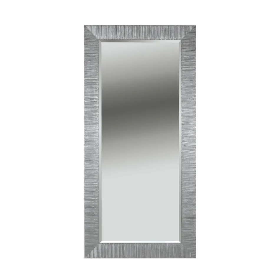 Rectangular Mirror with Ground Mirror Made in Italy - Bacco Viadurini