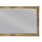 Rectangular Mirror in Gold Leaf with Ground Mirror Made in Italy - Pele Viadurini