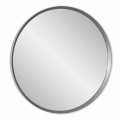 Round Wall Mirror with Lacquered Frame of Elegant Modern Design - Odosso