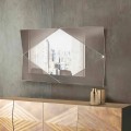 Wall Mirror in Bronzed or Smoked Glass Made in Italy - Monterosa