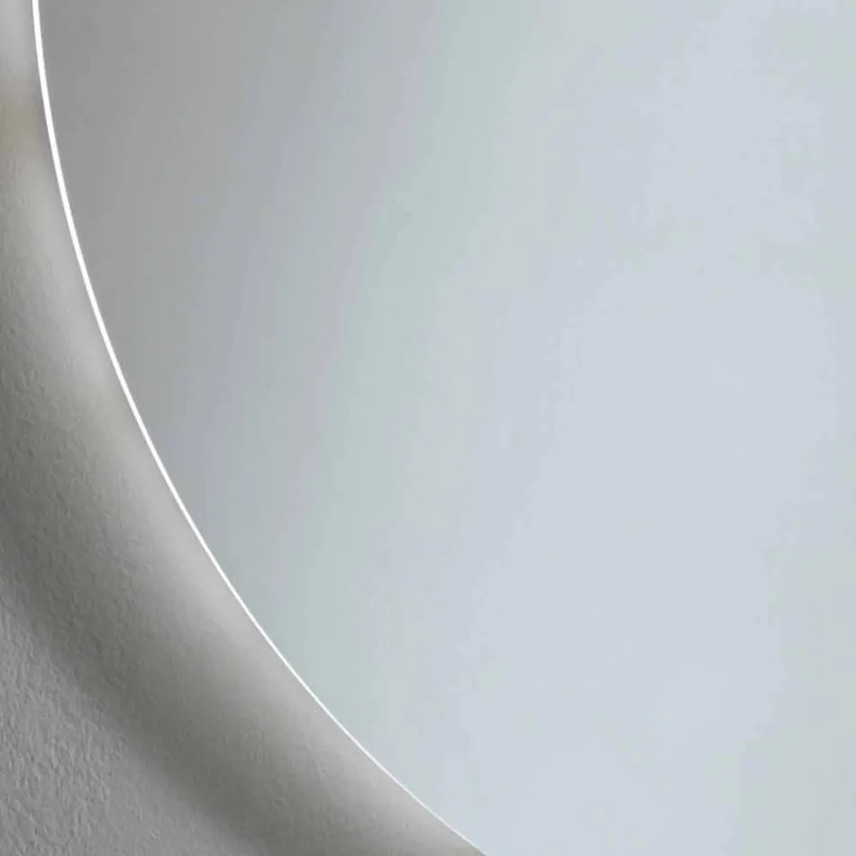 Round Backlit Wall Mirror with LED Made in Italy - Ronda Viadurini