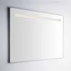 Wall Bathroom Mirror with Aluminium-like Frame Made in Italy - Tobi Viadurini