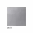 Bathroom Mirror in Imitation Aluminium with Backlight Made in Italy - Palau Viadurini