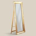 Classic Floor Mirror in Gold Leaf Wood Made in Italy - Florence