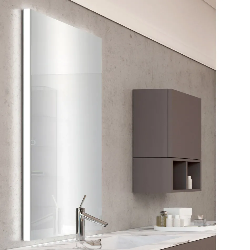 Mirror with Ambient Backlighting Made in Italy - Gogh Viadurini