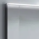 Container mirror 2 modern design doors, LED lighting, Carol Viadurini