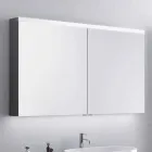 Bathroom mirror with 2-door bath-tub, modern design, Carol Viadurini