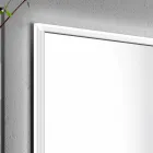 2-Door Contemporary Recessed Contemporary Design LED Door Mirror, Adele Viadurini