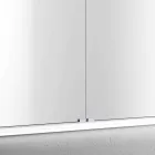 2-Door Contemporary Recessed Contemporary Design LED Door Mirror, Adele Viadurini