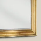Classic Rectangular Gold Leaf Frame Mirror Made in Italy - Milli Viadurini