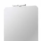 Wall Bathroom Mirror with Modern Design LED Lamp Made in Italy - Guido Viadurini