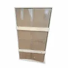 Modern Wall Mirror with LED Light and Steel Frame Made in Italy - Yutta Viadurini