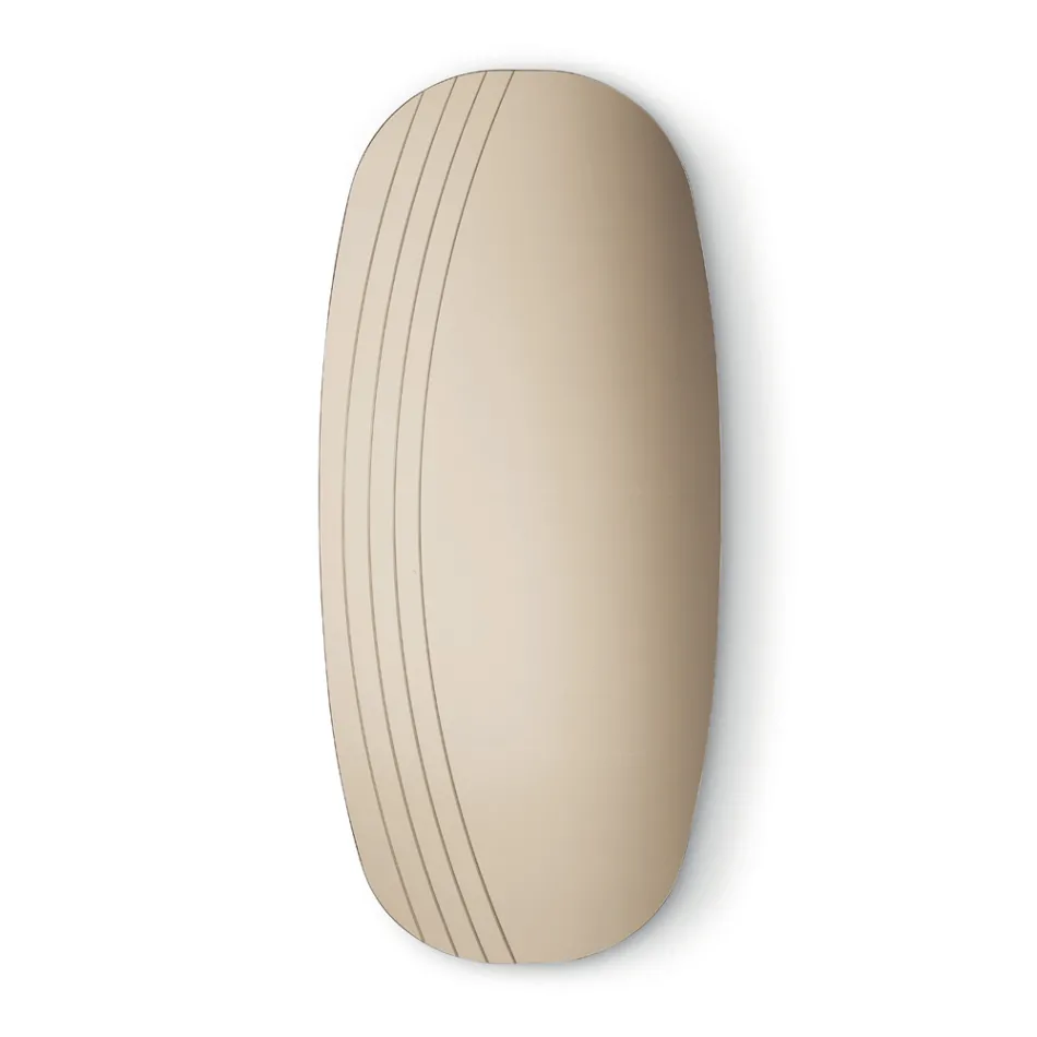 Arabella Wall Mirror with Engravings Made in Italy Viadurini