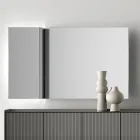 Wall Mirror with V-Shaped Side Cut Made in Italy - Spirit Viadurini